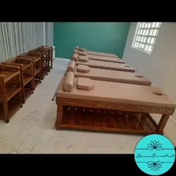 تخت ماساژ ثابت چوبی مدل M351⭐ (گارانتی 1 ساله) برند ماساژیران