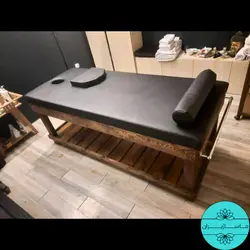 تخت ماساژ ثابت چوبی مدل M351⭐ (گارانتی 1 ساله) برند ماساژیران