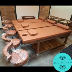 تخت ماساژ تمام چوب روسی کد M231⭐(گارانتی 1 ساله) برند ماساژیران