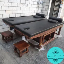 تخت ماساژ تمام چوب روسی کد M231⭐(گارانتی 1 ساله) برند ماساژیران