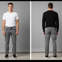 شلوار جین Zara دودی روشن 1026