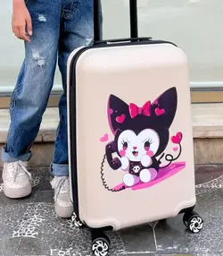 چمدان بچگانه کرومی ماژرو نشکن مدل Mazhro Kuromi