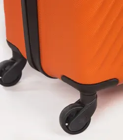 چمدان سه تیکه ماژرو ارغوان پلاس چرخ دوبل و زیپ افزایش حجم