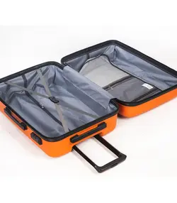 چمدان سه تیکه ماژرو ارغوان پلاس چرخ دوبل و زیپ افزایش حجم