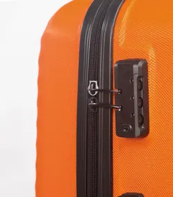 چمدان سه تیکه ماژرو ارغوان پلاس چرخ دوبل و زیپ افزایش حجم