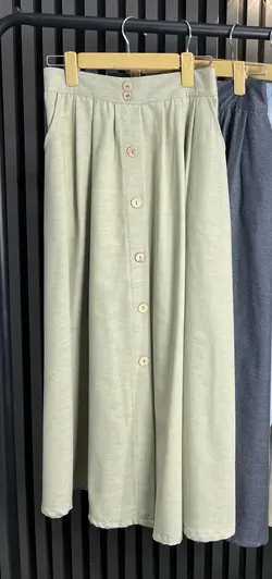 دامن جلو دکمه پیله دار کد a16