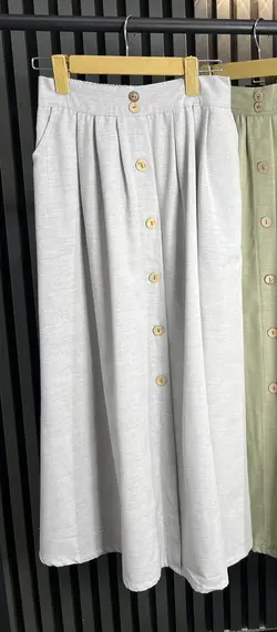 دامن جلو دکمه پیله دار کد a16