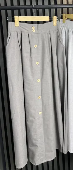 دامن جلو دکمه پیله دار کد a16