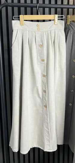 دامن جلو دکمه پیله دار کد a16