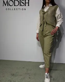 ست 3 تکه ژیله قلاب بافی کد a3