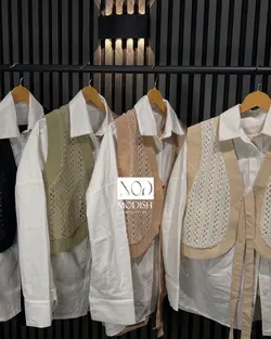 ست 3 تکه ژیله قلاب بافی کد a3