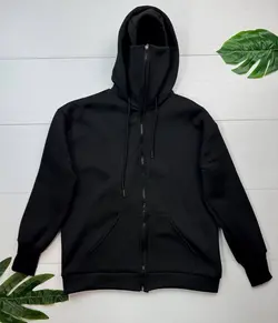 سویشرت نینجا زنانه مردانه با رازآلودگی دورس داخل کرکی، فری‌سایز ۳۶ تا ۴۴ کد ۶۶۴۵، پوششی چابک و مرموز برای ناپدید شدن در سایه‌های بازیگوش روزانه‌ات