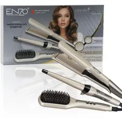 ست سه کاره ( اتو مو ، برس حرارتی و بابلیس ) انزو مدل 3885