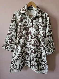 مانتو آستین پاکتی فلونزی