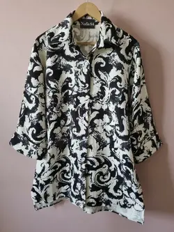 مانتو آستین پاکتی فلونزی