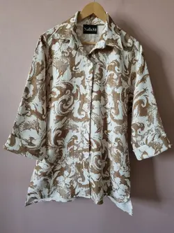 مانتو آستین پاکتی فلونزی