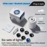 پروژکتور چراغ‌خواب ستاره‌ای مدل Star Vision S02 با اسپیکر بلوتوث و ریموت کنترل