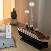 بخور سرد مدل کشتی تایتانیک | ترکیب هنر، آرامش و رایحه در یک دکور لوکس