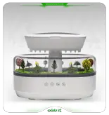 چراغ خواب و بخور طرح جنگل آمازون | آرامش طبیعت با صدای باران