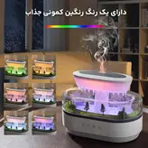 چراغ خواب و بخور طرح جنگل آمازون | آرامش طبیعت با صدای باران