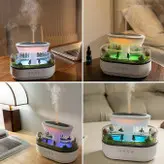 چراغ خواب و بخور طرح جنگل آمازون | آرامش طبیعت با صدای باران