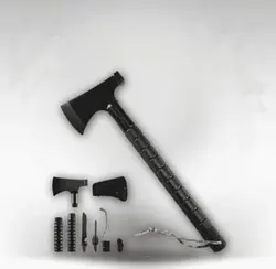 تبر چندکاره گرین لاین مدل Multi-Tool Axe – ابزار حرفه‌ای برای کمپینگ، شکار و بقا