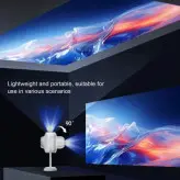 ویدیو پروژکتور پایه‌دار قابل‌تنظیم مدل TS-6 (سینمای خانگی قابل‌حمل)