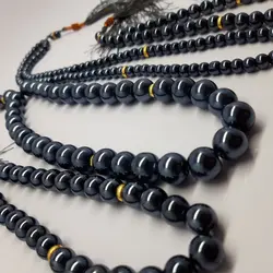 خرید تسبیح حدید سنگ هماتیت طبیعی هدیه خاص در زیبا شاپ