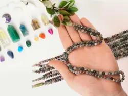 خرید تسبیح عقیق جاسپر | نماد تعادل، انرژی و ارتباط با زمین