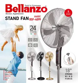 پنکه تمام استیل کد 4099 بلانزو