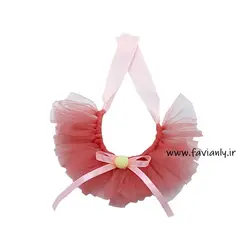 دستمال گردن سگ و گربه قرمز مدلc17