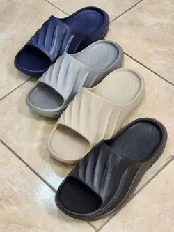 دمپایی مردانه مدل الماس - طوسی,45