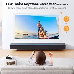 ویدیو پروژکتور برند YABER مدل Pro V8 با کیف حمل اورجینال امازون المان