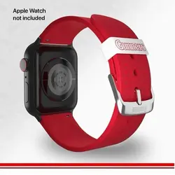 بند ساعت اپل واچ سلیکونی با لوگوی ارسنال اورجینال امازون المان