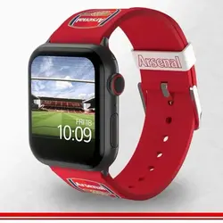 بند ساعت اپل واچ سلیکونی با لوگوی ارسنال اورجینال امازون المان