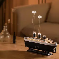 دستگاه بخور سرد و رطوبت‌ساز طرح کشتی مدل Titanic با چراغ LED