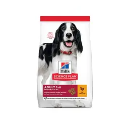 غذای خشک سگ مدیوم ادالت طعم مرغ14 کیلوگرم برند هیلز