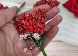 گل مصنوعی مدل پرچم شکری دسته ۱۲ عددی