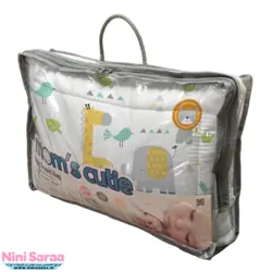 مسافرتی نوزاد مامز کیوتی (momscutie) مدل 3 تکه طرح گاردن فیل و زرافه- نماینده رسمی مامزکیوتی
