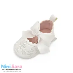 پاپوش نوزادی دخترانه روبان دار