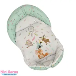 قنداق سوئیسی دوطرفه نوزاد از برند مامزکیوتی طرح روباه و جنگل - خرید مستقیم از تولیدی