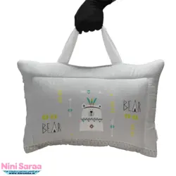 مسافرتی نوزاد مامز کیوتی (momscutie) مدل 3 تکه طرح خرس قطبی- نماینده رسمی مامزکیوتی