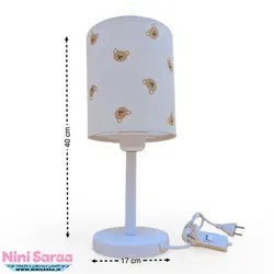 سرویس لوستر،آباژور،ساعت و جای دستمال نوزاد برند مامز کیوتی(momscutie) مدل 4 تکه طرح تدی رنگ کرم قهوه ای - خرید مستقیم از تولید کننده