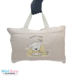 مسافرتی نوزاد مامز کیوتی (momscutie) مدل 3 تکه طرح کوالا رنگ طوسی- نماینده رسمی مامزکیوتی