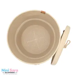 سبد و جا لباسی درب دار قیطان باکیفیت و عروسکی اتاق کودک طرح دختر