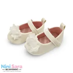 پاپوش نوزادی دخترانه مخمل مجلسی