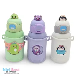 فلاسک فانتزی نوزادی مدل حیوانات استیل 316