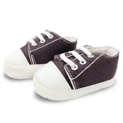 پاپوش نوزادی چرمی قهوه‌ای