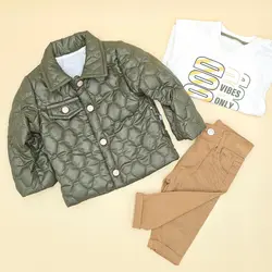 کاپشن شلوار نوزادی وارداتی ترک ۳ تکه