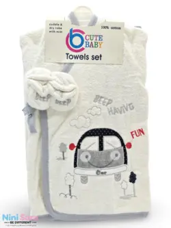 حوله نوزاد 5 تکه مدل ماشین | قیمت ویژه